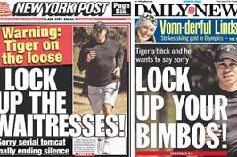 These February headlines could be recycled if Tiger really moved to NYC